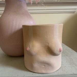 Ceramic Boob Planter by Group Partner